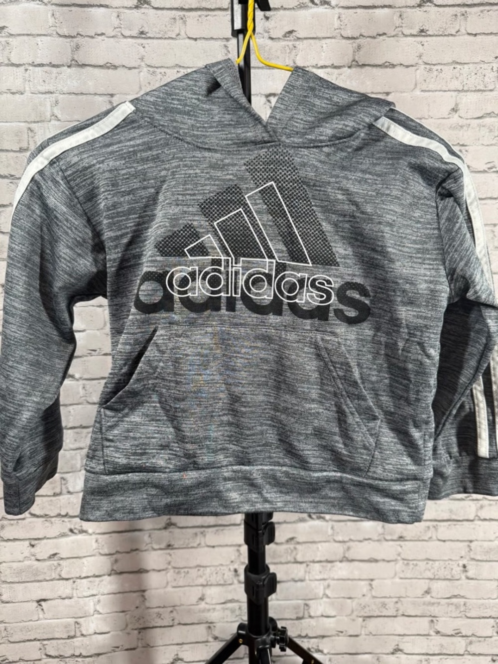 Adidas Children's Athletic Hoodie Size 4 - Gray